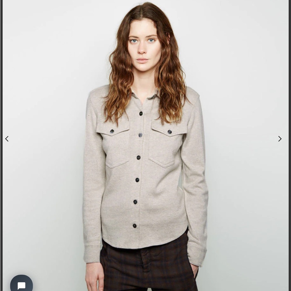 Isabel Marant Nathan wool button down small 36 doen christy dawn reformation